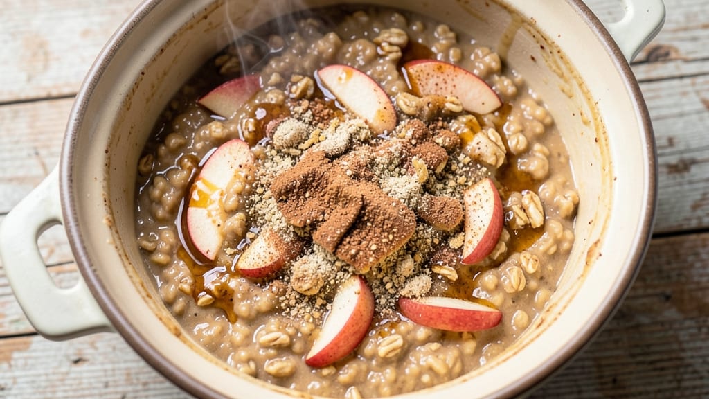 Apple Cinnamon Oatmeal Crockpot Recipe: Warm Spice Infusion That Melts Into Every Bite