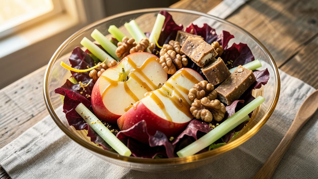 Twix Caramel Apple Salad Recipe: Crunchy Celery, Sweet Apple, and Nutty Twix Twist