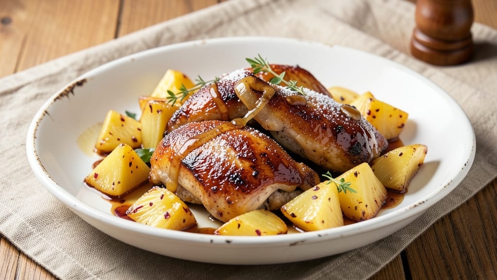 Slow Cooker Pineapple Brown Sugar Chicken Recipe: Caramelized Glaze That Sticks to Every Bite