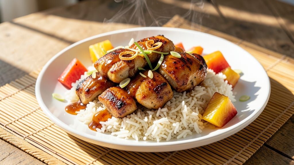 Easy Hawaiian Pineapple Chicken Recipe with Rice: Tropical One-Pan Dinner in 30 Minutes