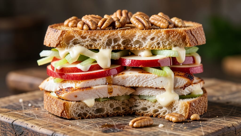 Apple Pecan Chicken Salad Sandwich Recipe: Crunchy Celery-Pecan Texture That Stays Fresh