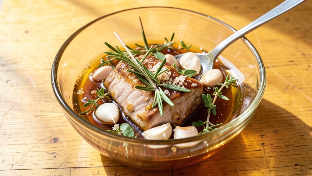 Pork Chop Marinade Recipe with Apple Cider Vinegar: Tenderizing Zing That Caramelizes Edges