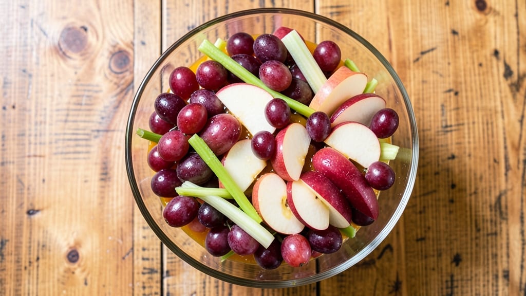 Ruby Tuesday's Apple and Grape Salad Recipe: Crisp Celery and Citrus Brightness