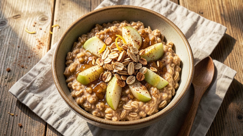 Slow Cooker Apple Cinnamon Oatmeal Recipe: Warm Spice Infusion for Hands-Off Breakfast Bliss