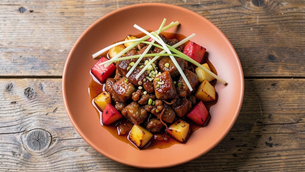 Ground Pork and Pineapple Recipe: Sweet-Tangy Stir-Fry With Celery Crunch