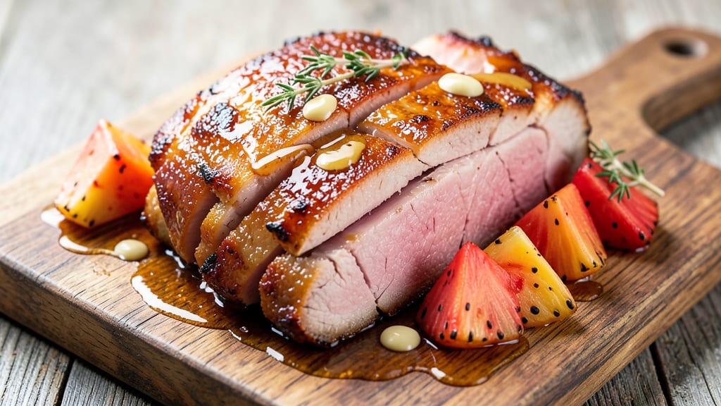 Brown Sugar Pineapple Honey Glazed Ham Recipe: Caramelized Crunch Meets Tropical Sweetness