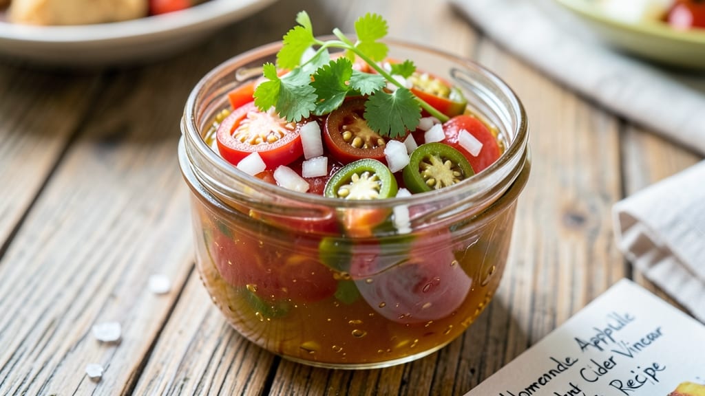 Salsa Recipe for Canning Apple Cider Vinegar: Sterilized, Flavor-Packed Preservation