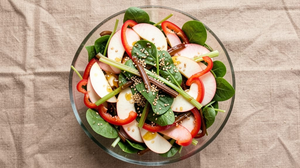Asian Apple Salad Recipe: Crisp Celery and Sweet Tart Asian-Inspired Bite