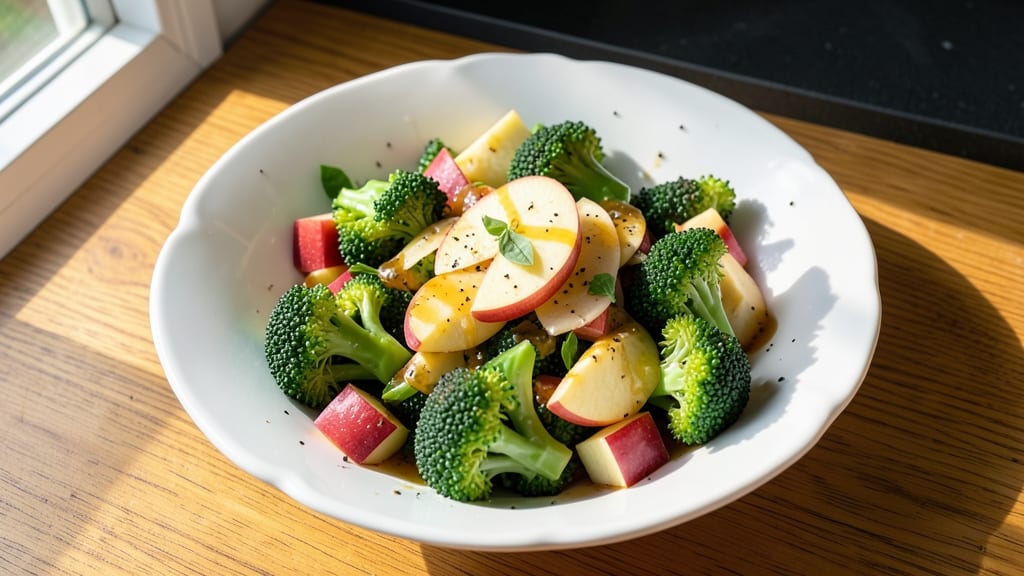Broccoli Apple Apple Salad Recipe: Crunchy Sweet Tart Bite with Citrus Zing