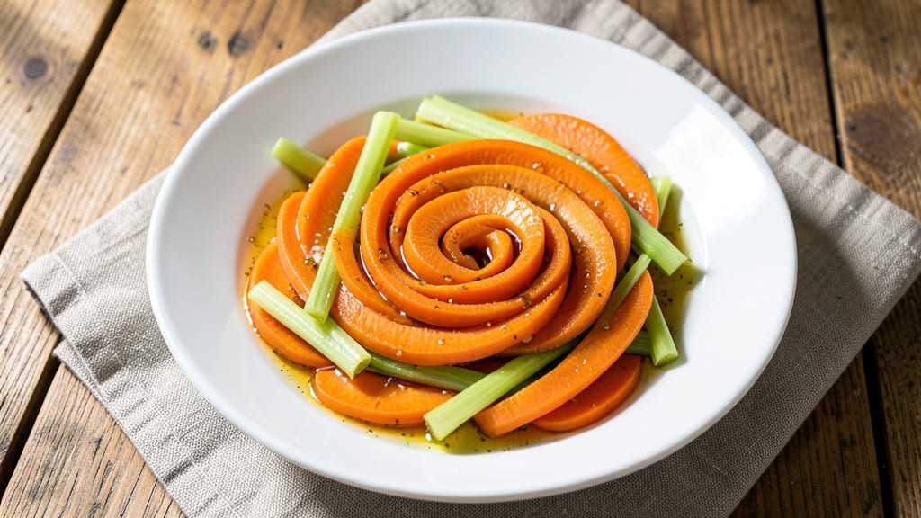 Carrot Salad Recipe With Apple Cider Vinegar: Crunchy Celery and Tangy Sweet Balance