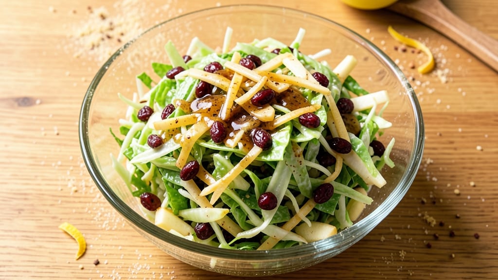 Apple Craisin Coleslaw Recipe: Crunchy Spiced Bites with Sweet Tart Zing