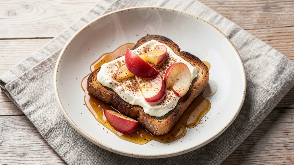 Apple Cinnamon Toast Recipe: Warm Spice Streusel Swirl on Buttery Bread