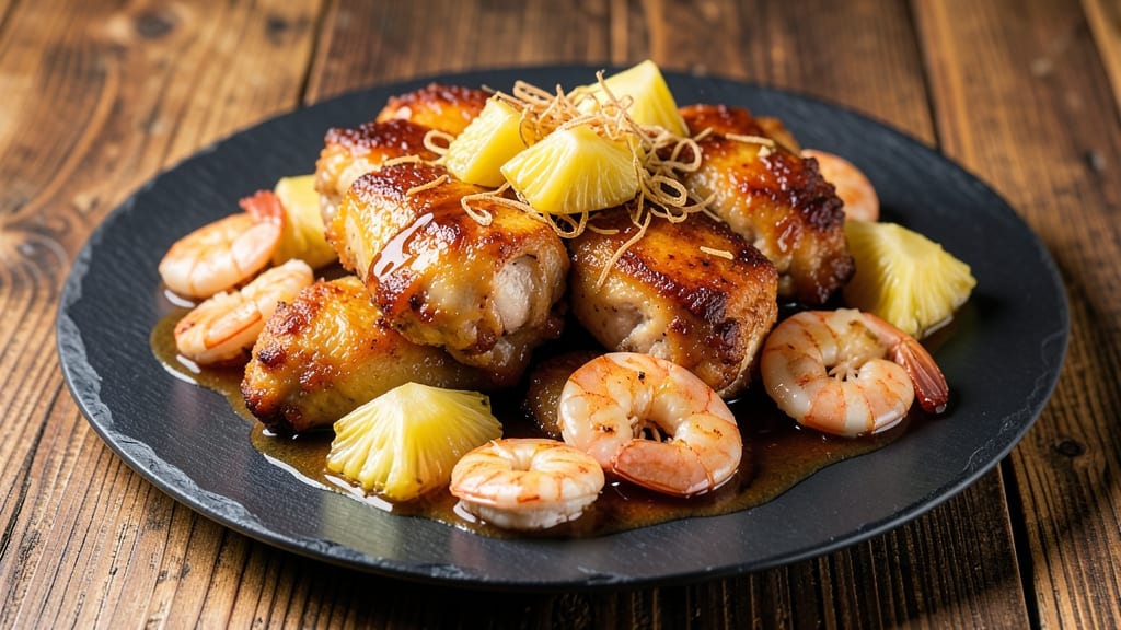 Cheesecake Factory Crispy Pineapple Chicken and Shrimp Recipe: Sweet-Tart Glaze That Caramelizes Every Bite