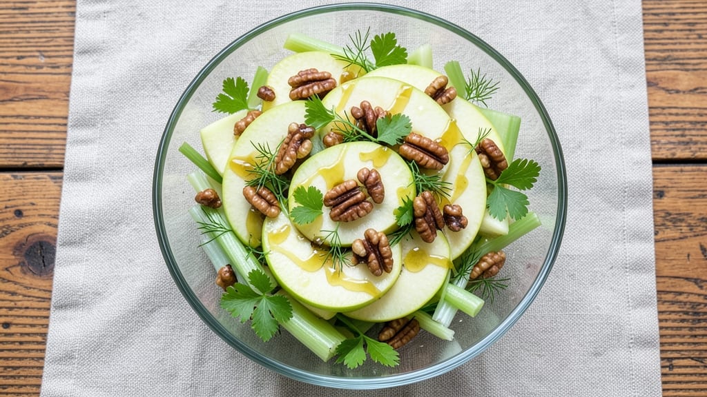 Granny Smith Apple Salad Recipe: Crunchy Celery and Zesty Lemon Zing