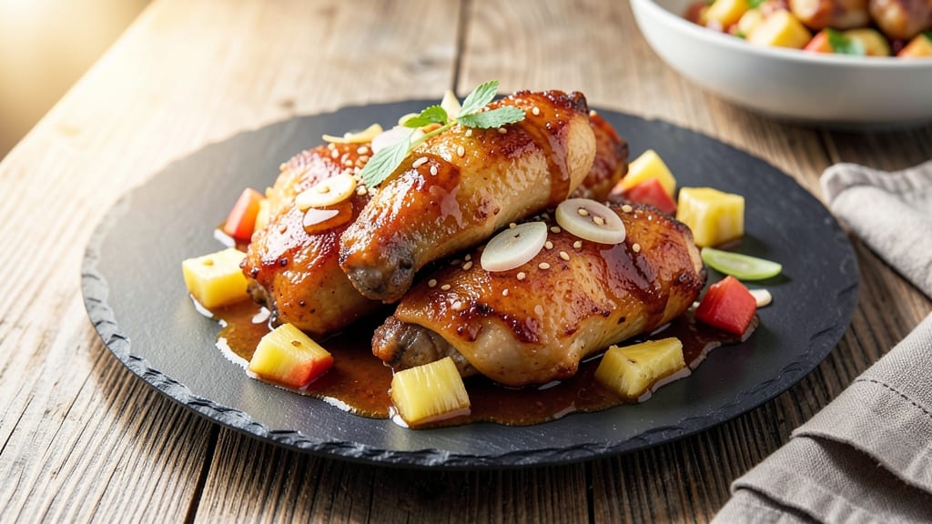 Chicken Recipe With Pineapple Juice and Brown Sugar: Sticky-Glazed Grill Masterpiece