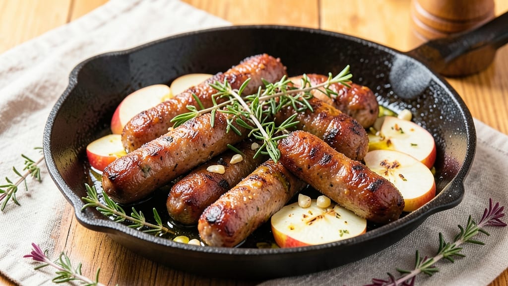 Trader Joe's Chicken Apple Sausage Recipe: One-Pan Herb-Caramelized Crunch